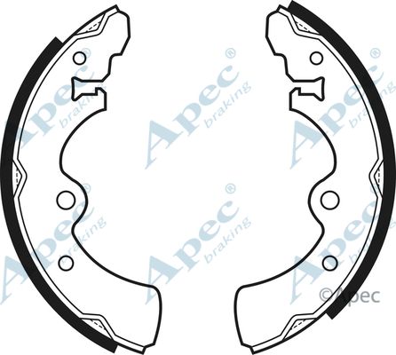 APEC BRAKING Комплект тормозных колодок SHU309